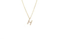 Cubic Zirconia Letter Necklace