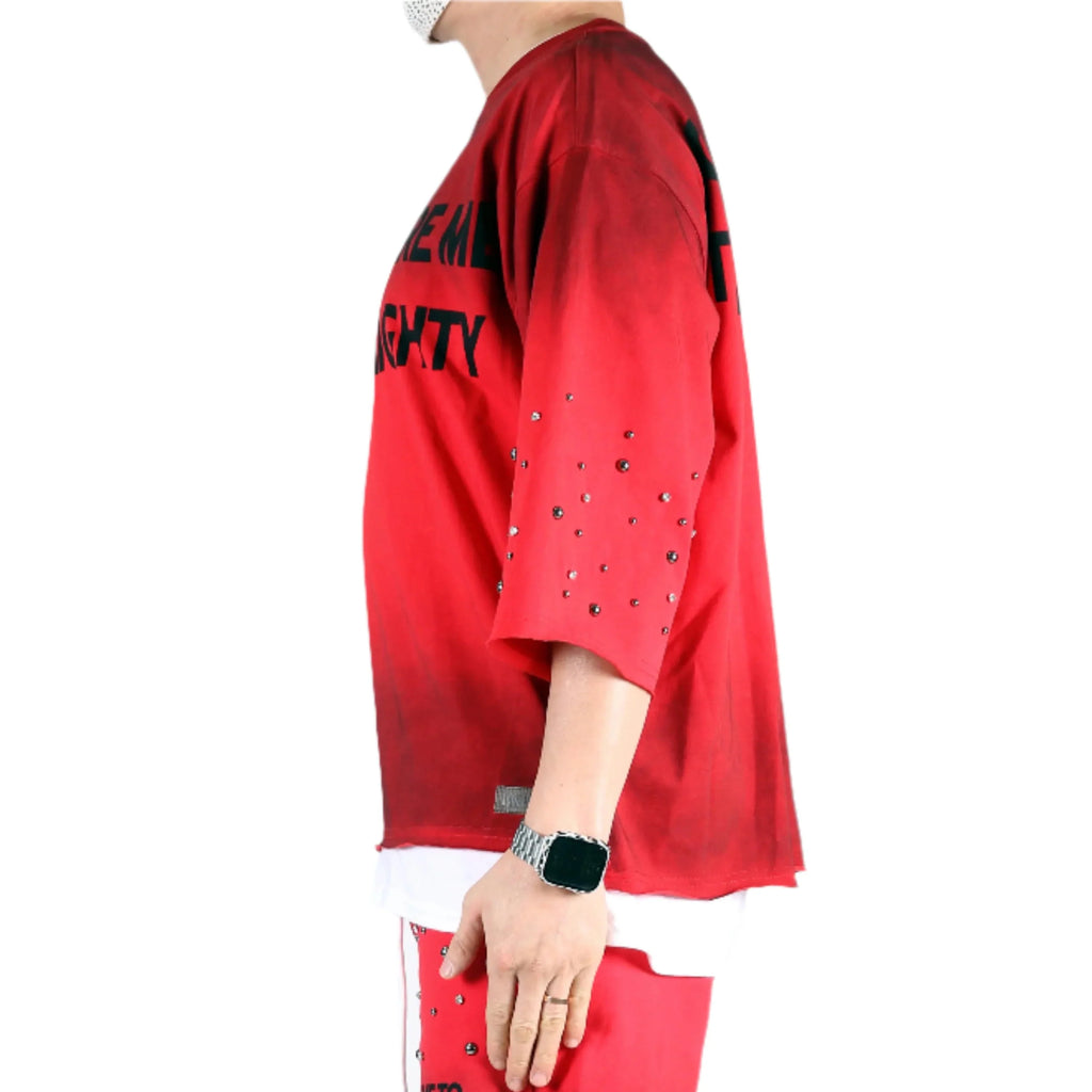 GARCIA S/N Jersey 3/4 Sleeve Crop top Tee