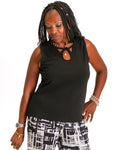 Keyhole Sleeveless Top