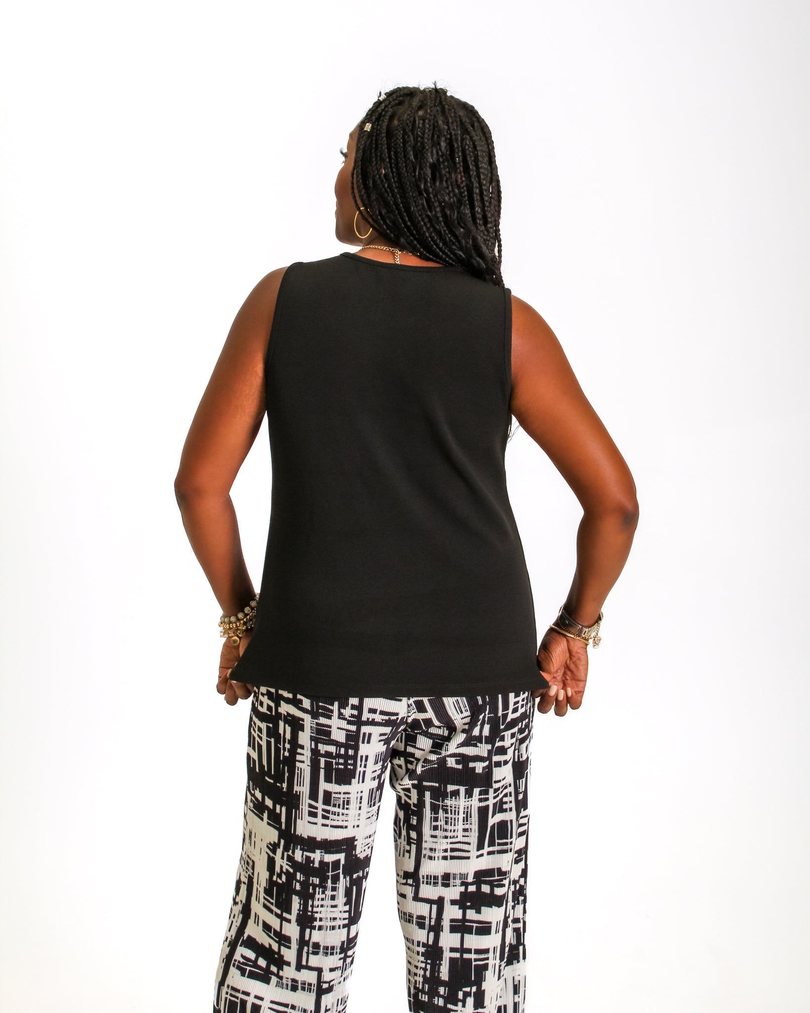 Keyhole Sleeveless Top