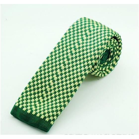 Knitted and Flat Collection Skinny Ties - 17 Colors & Styles
