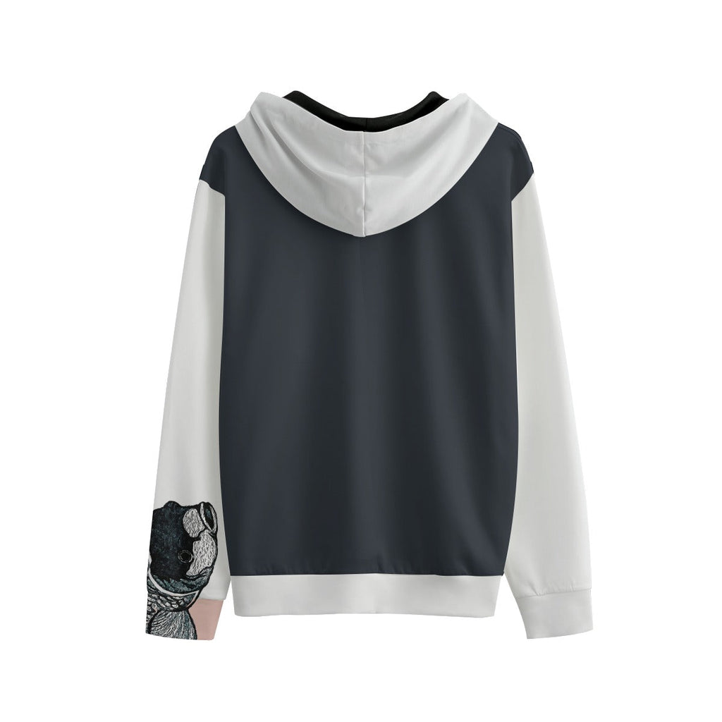 Koi Watercolor Sketch Kuroishi Unisex Cotton Pullover Hoodie