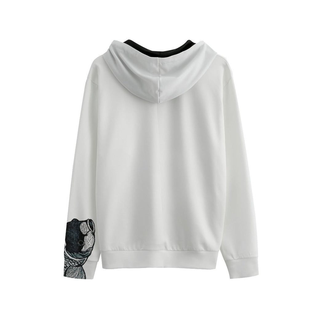 Koi Watercolor Sketch Unisex Cotton Pullover Hoodie
