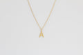 Letter Pendent Necklace