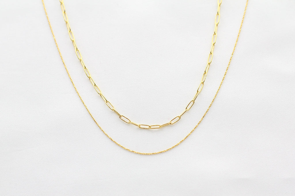 Dainty Double Chain Necklace