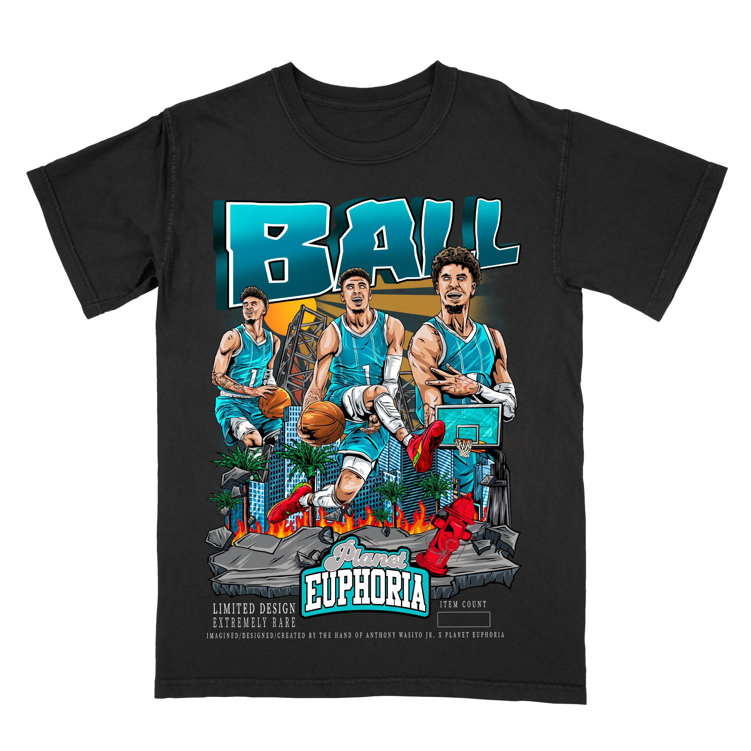 LaMelo Ball V2 Limited Edition NBA Player Graphic T-Shirt