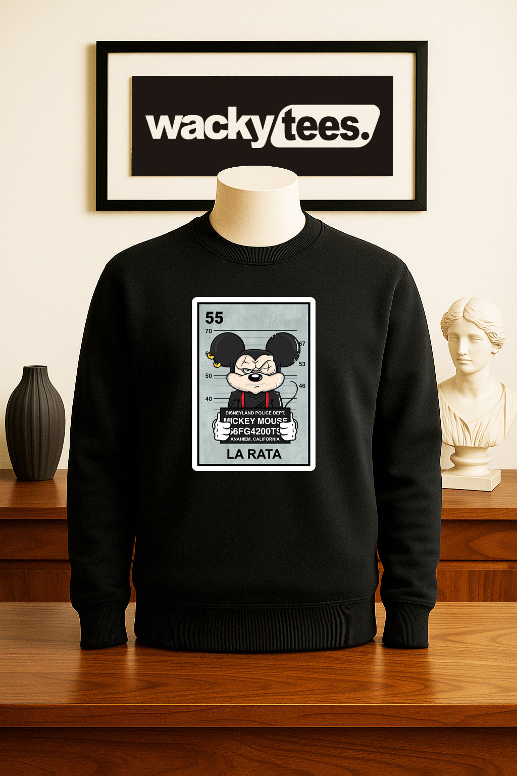 La Rata Disneyland Loteria The Rat Mexican Bingo Graphic Tee Shirt
