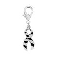 Large Zebra Print Ribbon Hanging Charms