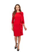 Lauren Flower Ruffle Dress