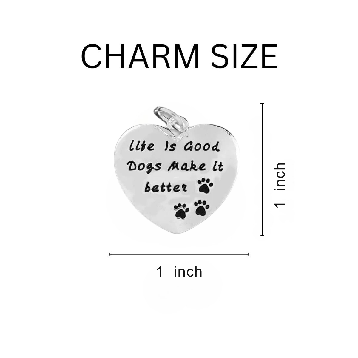 Life Is Good Dog Partial Beaded Bracelets