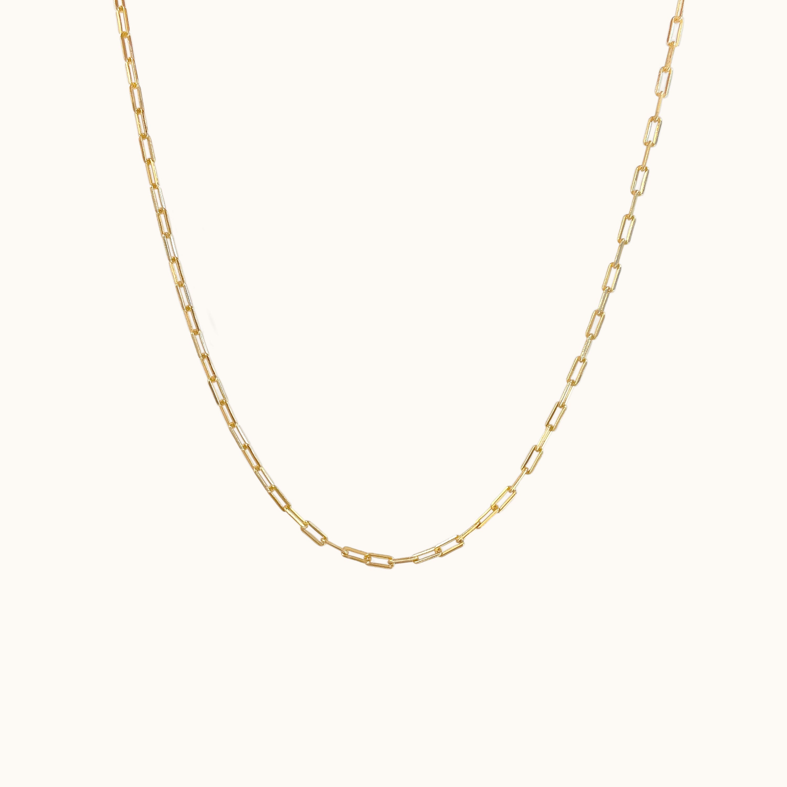 Paperclip Link Chain Necklace