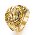 Lion Ring Championship Rings Men Gold Color Rings