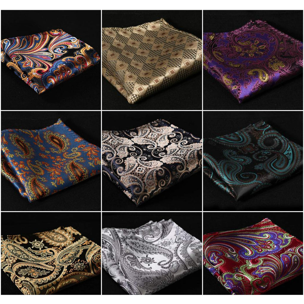 Luxury Silk Handkerchiefs Collection - Multiple Styles