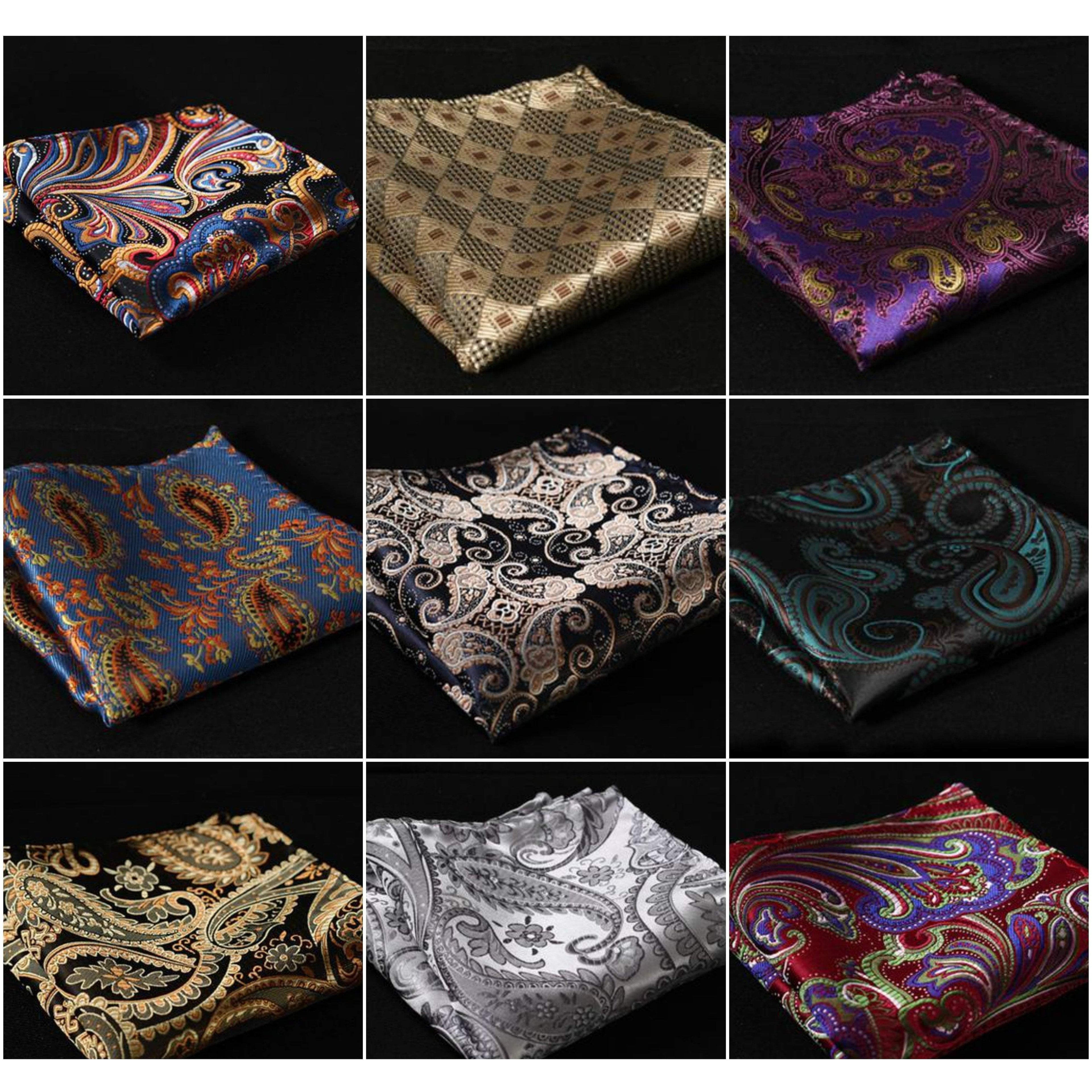 Luxury Silk Handkerchiefs Collection - Multiple Styles