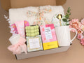 Luxury Women’s Self-Care Gift Box: 10pc Spa Set with Blanket & Tea