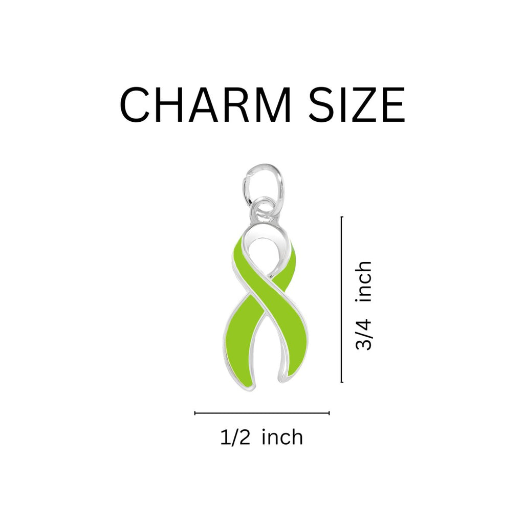 Lyme Disease Ribbon Where There Is Love Charm Bracelets