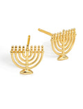 HANUKKAH MENORAH Earrings | Sterling Silver
