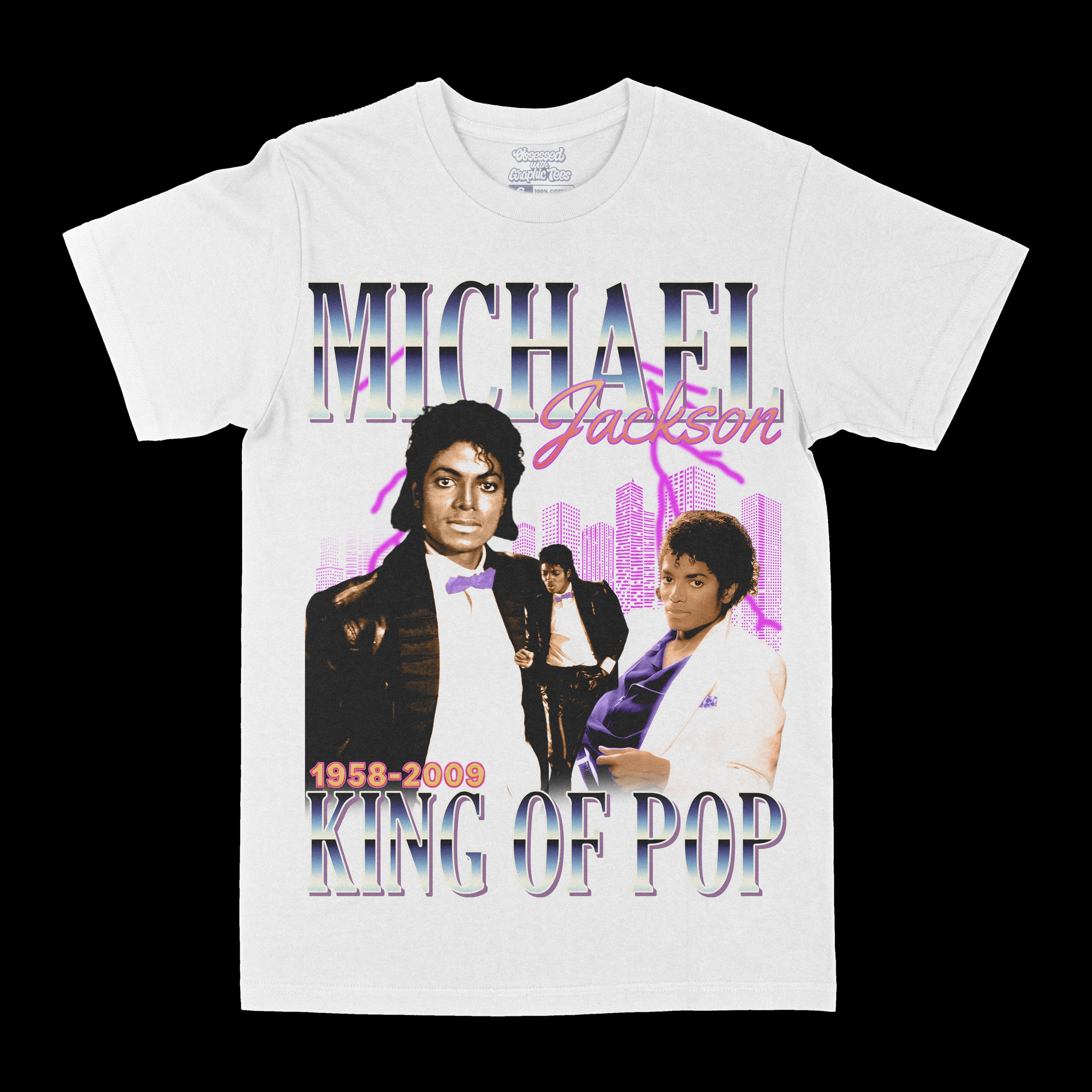 Michael Jackson King of Pop Oversized Graphic Tee