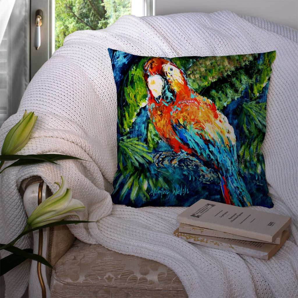 Fiddler Crab Throw Pillow - 14x14 Decorative Pillow – Art for Your Home & Patio MW1173PW1414