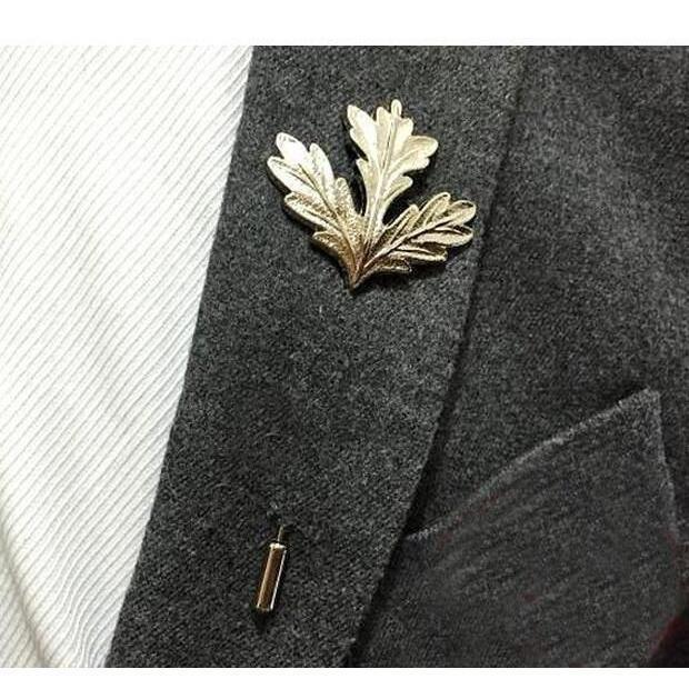 Maple Leaf Collection Brooch Boutonnieres - 2 Colors