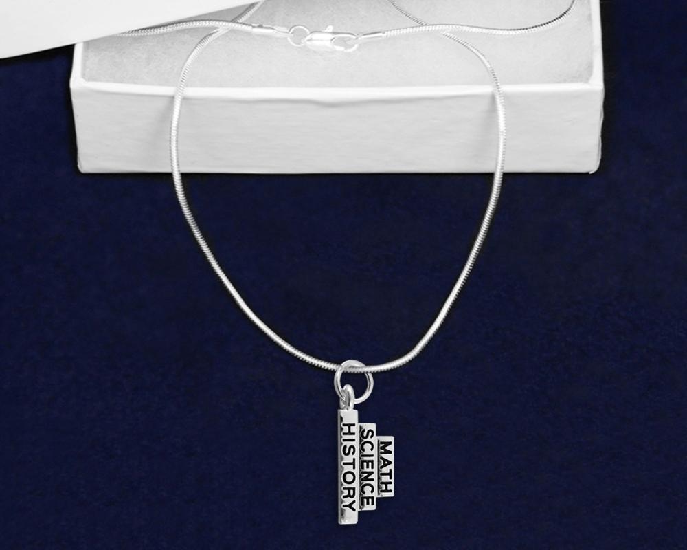 Math Science History Necklaces