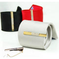 Matte Gold & Silver Tie Bar/Clip and Chain