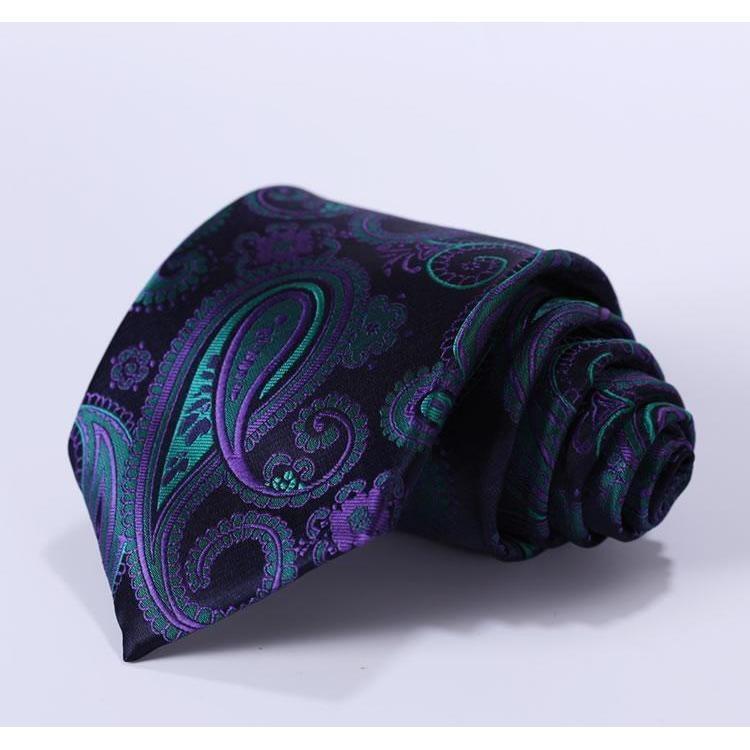 Mauve Wide Necktie & Handkerchief Collection