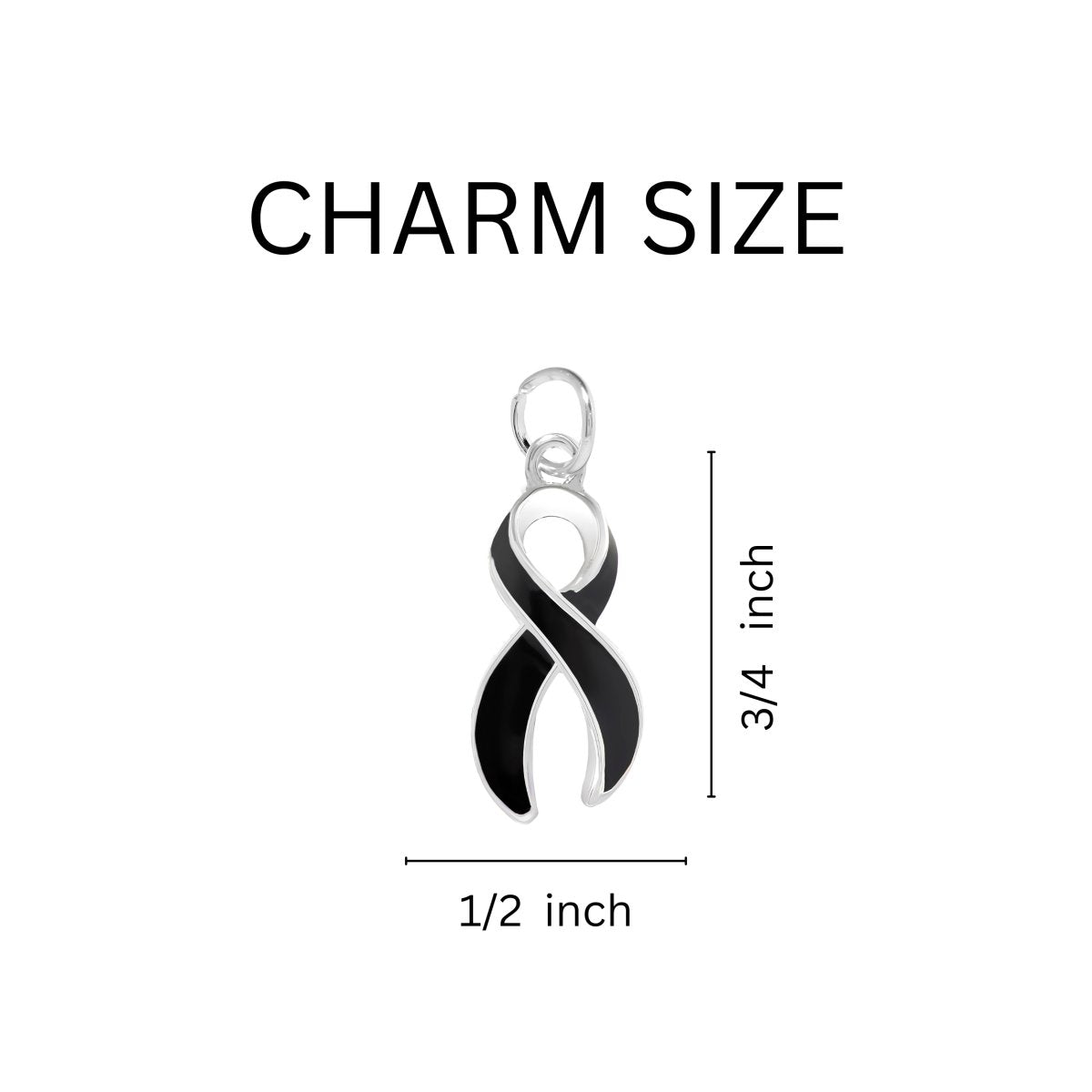 Melanoma Black Ribbon Rope Bracelets