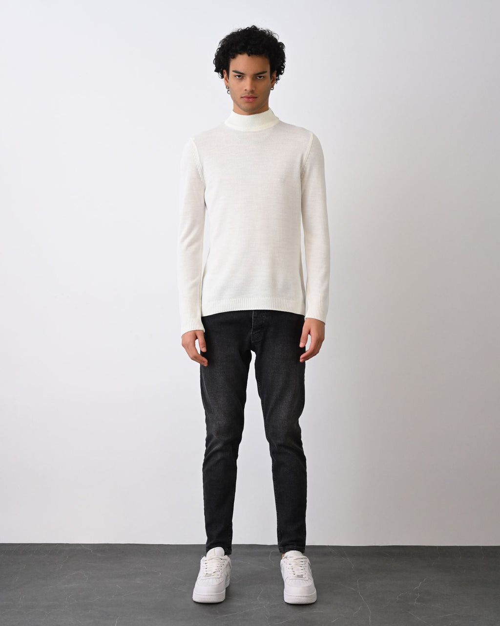 Turtleneck Knit Sweater