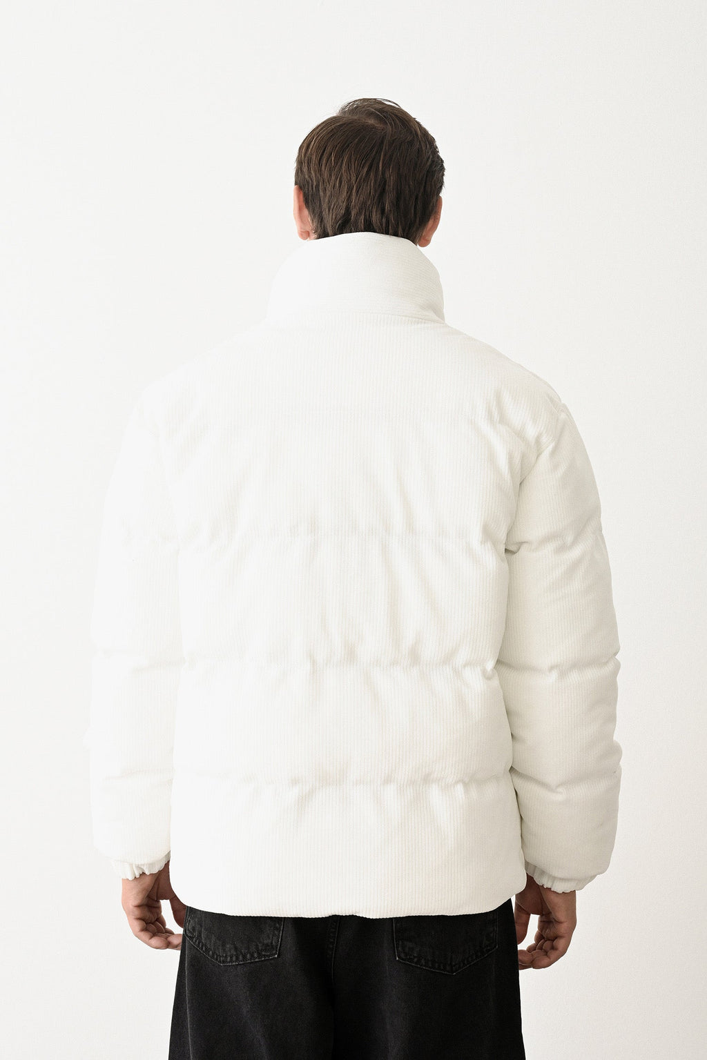 Black Quilted Winter Coat