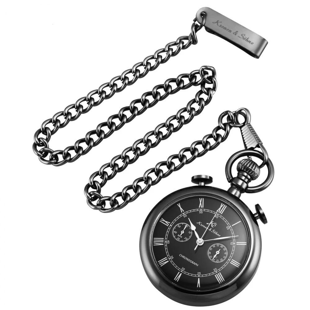 Men's Antique Chronograph Collection Pocket Watches - 3 Colors