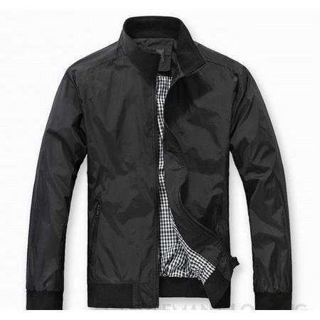 Men's Black Bomber Jacket