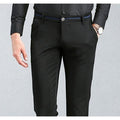 Men's Black Slim Fit Dress Pants - Multiple Sizes