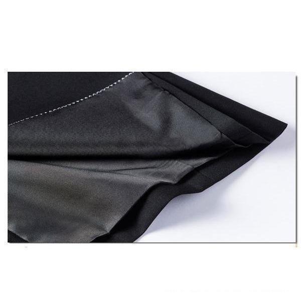 Men's Black Two Button Slim Fit Suit - Two Piece