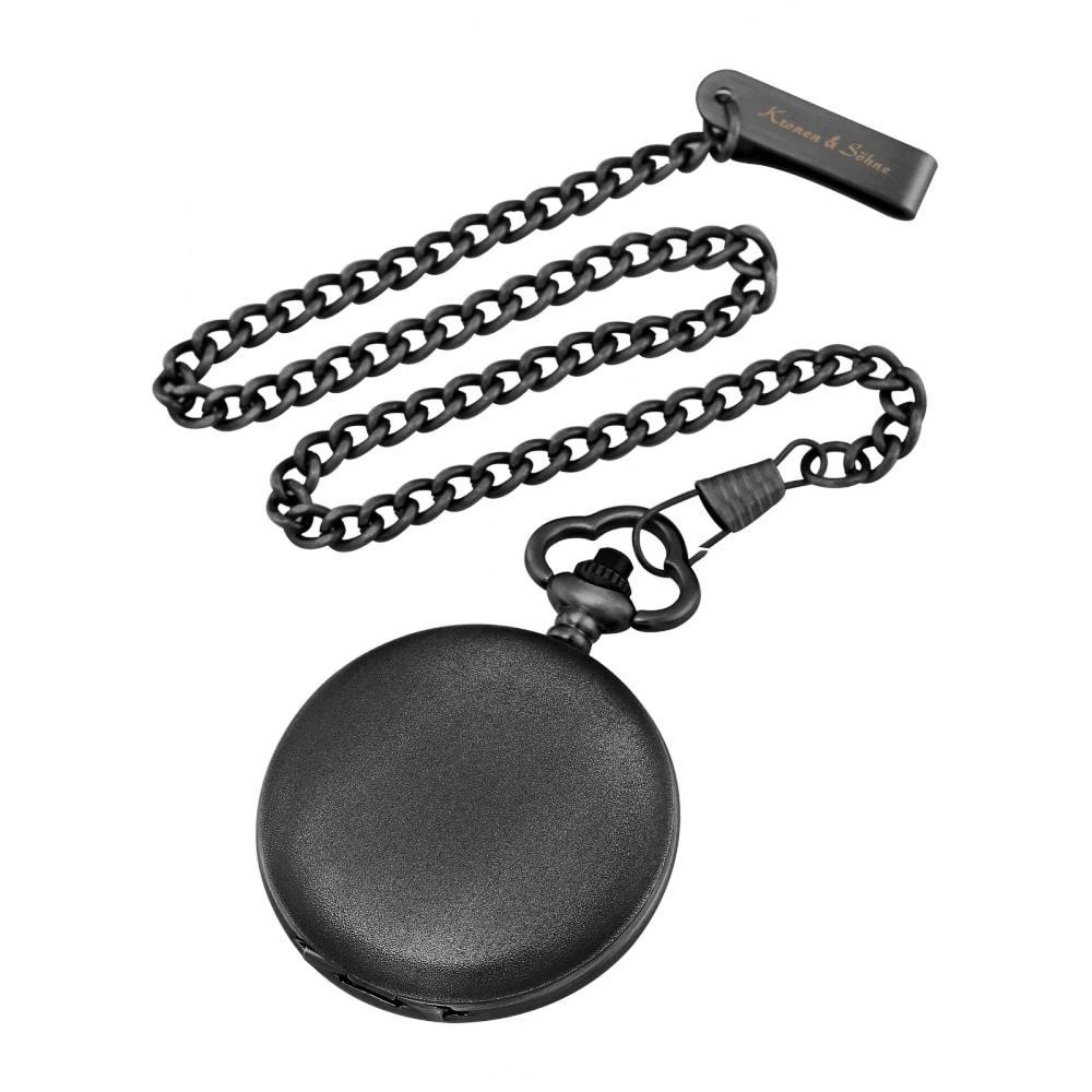 Men's Chinese Zodiac Design Mechanical Hand Wind Pocket Watch