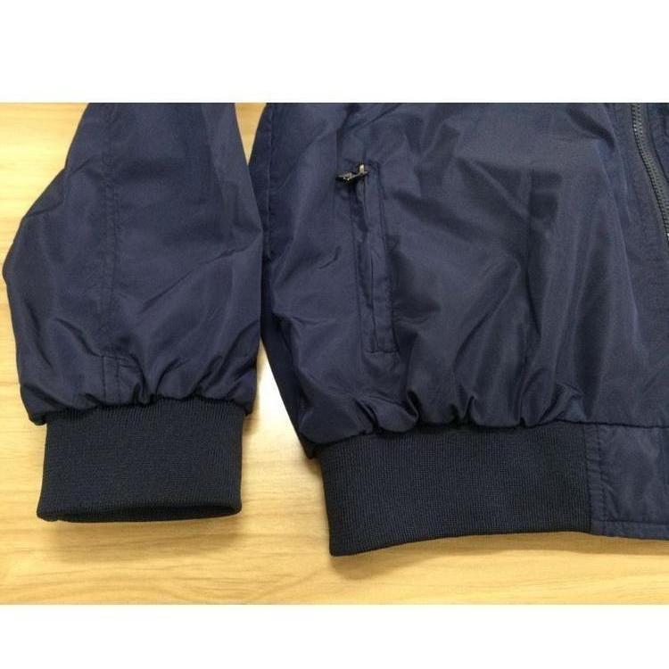 Men's Dark Blue Bomber Jacket