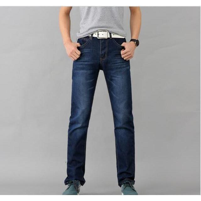 Men's Dark Regular Fit Straight Jeans - Multiple Sizes