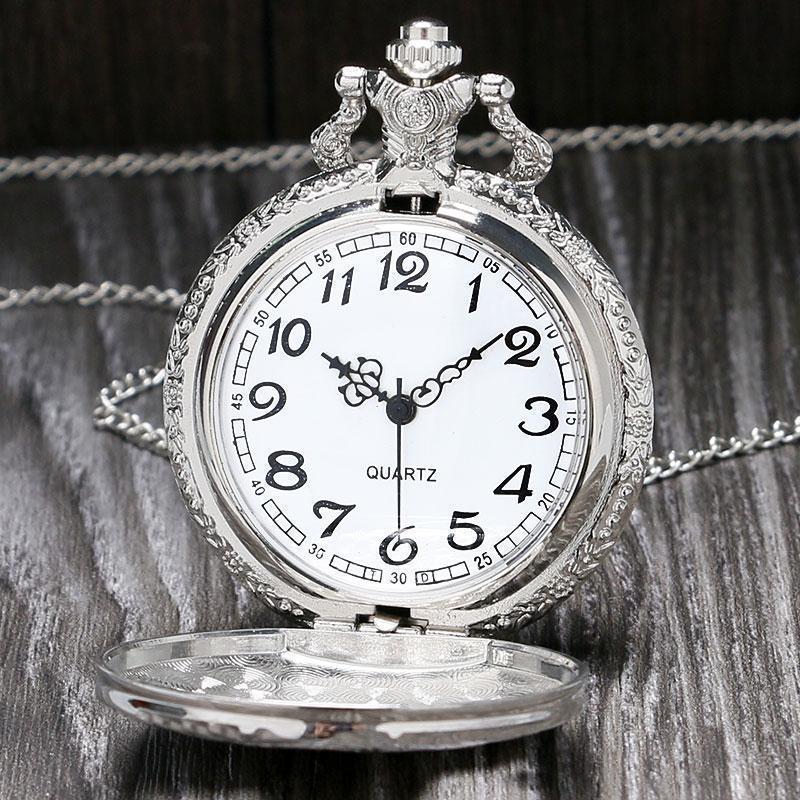 Men's Golden Train Pocket Watch
