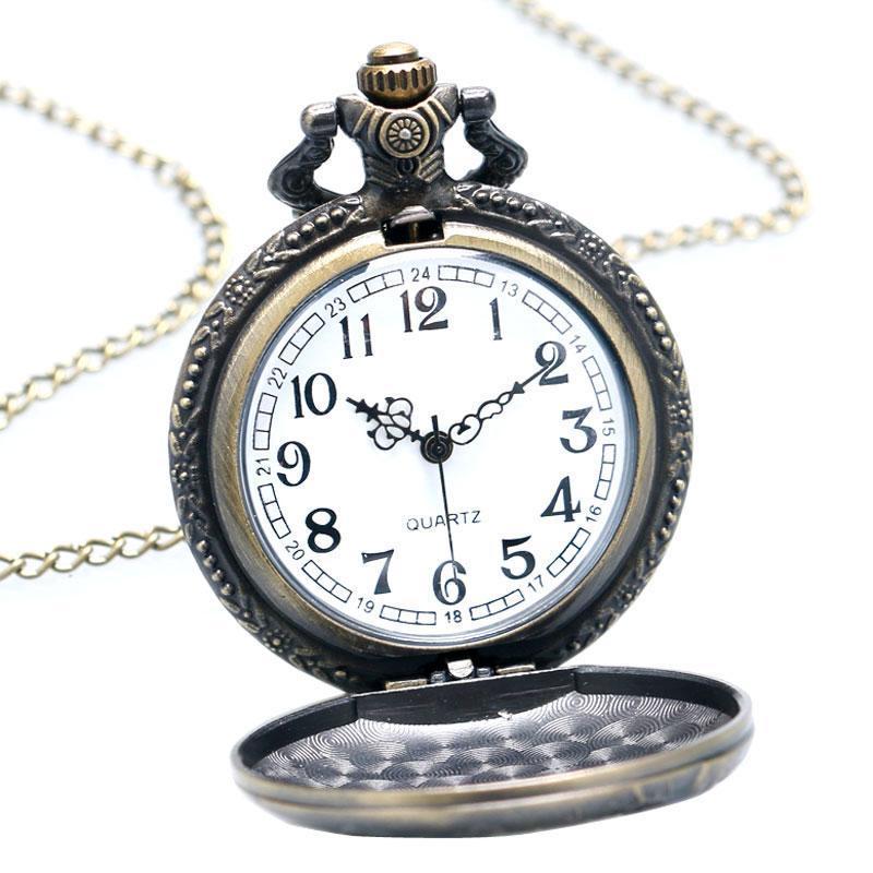 Men's Horse Design Pocket Watch