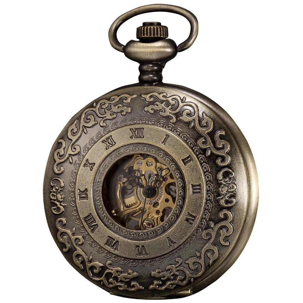 Men's Mechanical Alloy Roman Collection Pocket Watches - 3 Colors