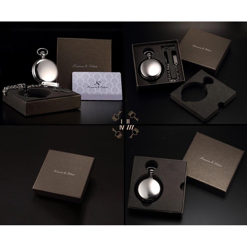 Men's Mechanical Hand Wind Luxury Collection Pocket Watches - 4 Colors