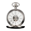 Men's Mechanical Hand Wind Roman Dial Collection Pocket Watches - 4 Colors