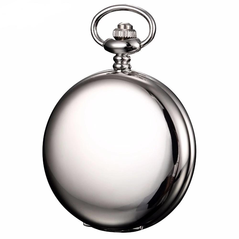Men's Mechanical Hand Wind Roman Dial Collection Pocket Watches - 4 Colors