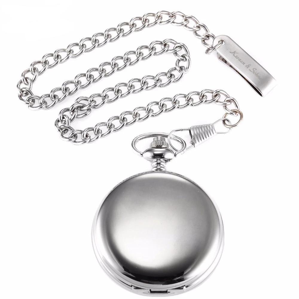 Men's Mechanical Hand Wind Roman Dial Collection Pocket Watches - 4 Colors