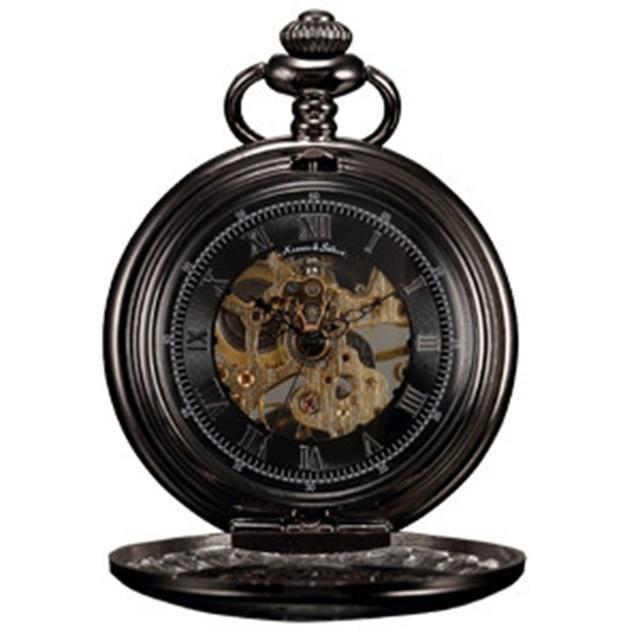 Men's Mechanical Roman Skeleton Collection Pocket Watches - 2 Colors