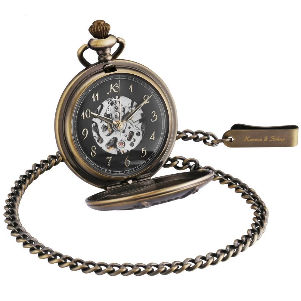 Men's Musical Harp Mechanical Collection Pocket Watches - 3 Colors