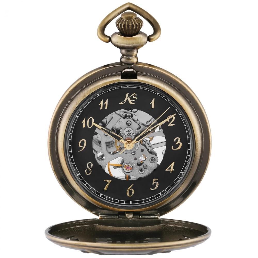 Men's Musical Harp Mechanical Collection Pocket Watches - 3 Colors