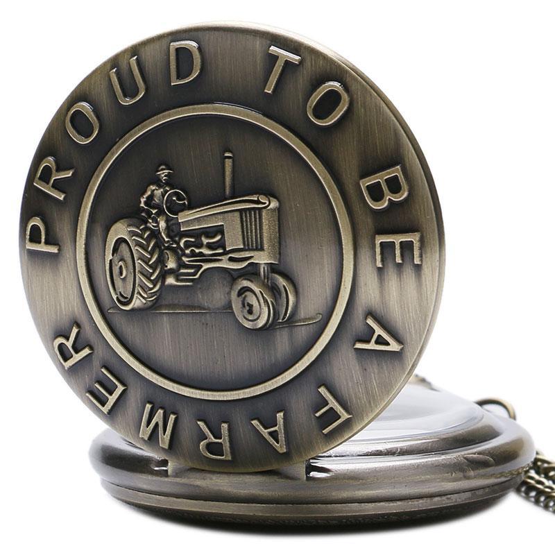 Men's Proud To Be A Farmer Pocket Watch