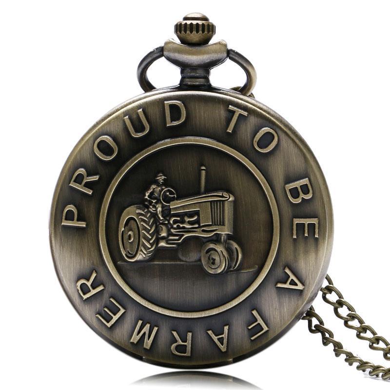 Men's Proud To Be A Farmer Pocket Watch