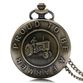 Men's Proud To Be A Farmer Pocket Watch